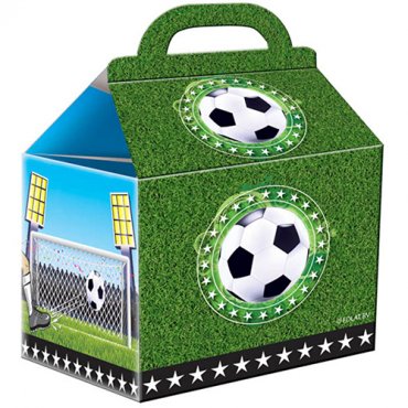 Partybox Fotboll - 4st, Ca. 11x9 cm