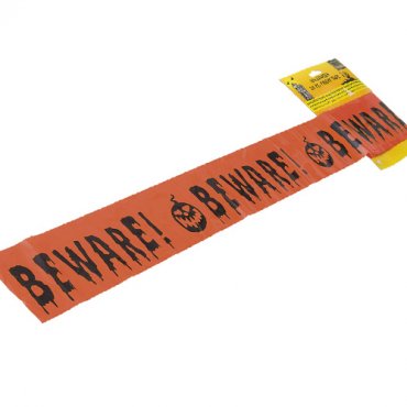Markeringsband Beware - 6m x 7,5cm