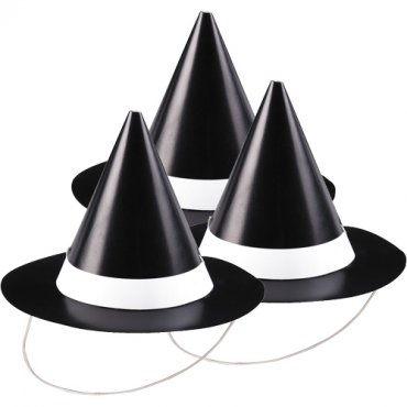 Mini hxhattar, Partyhattar i papp - 8st