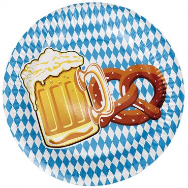 Tallrik Oktoberfest - 10st, 22,5cm
