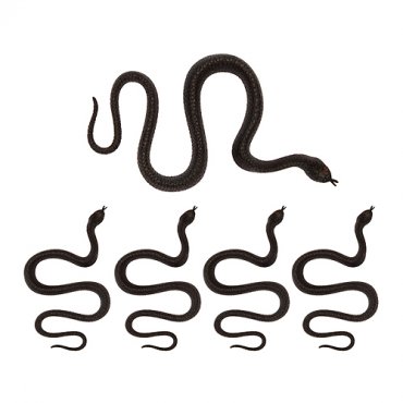 Orm, Dekoration - 5st, 35cm