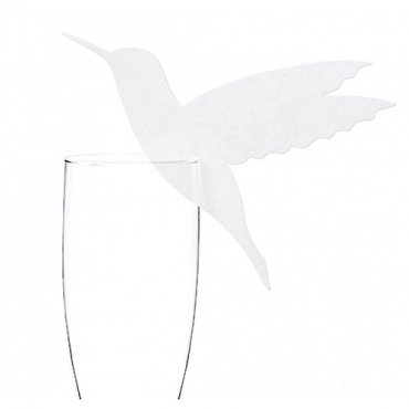 Placeringskort Kolibri - 10st, 12x9cm