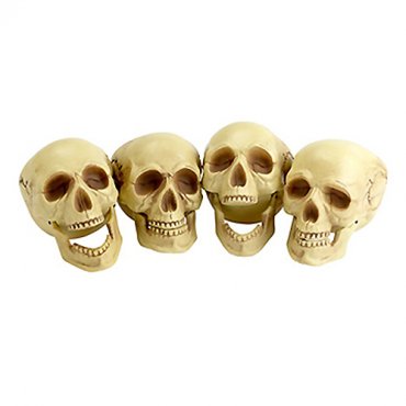 Ddskalle - 4st, 16cm