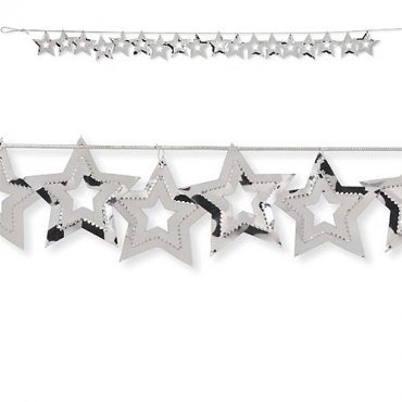 Girlang Silver Stj�rnor 2,7m