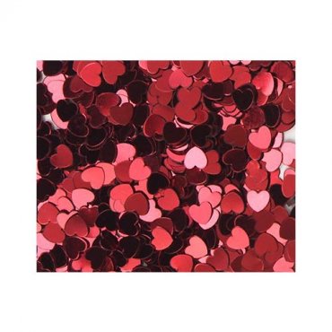 Konfetti R�da Hj�rtan - 14g