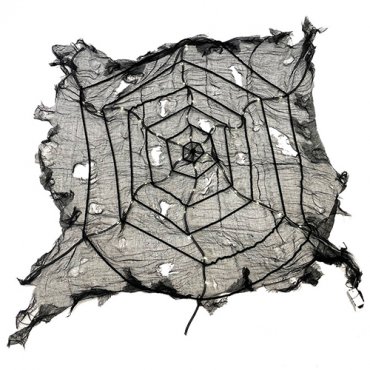 Spindelnt med ljusslinga - 135x135cm