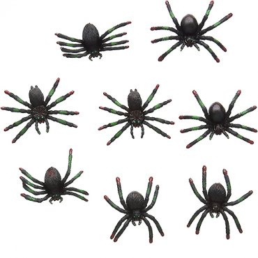 Spindlar, Dekoration - 8st, 2,5x4,5cm