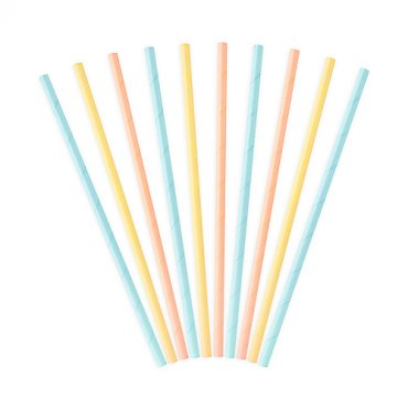 Pastell sugrr i papp - 10st