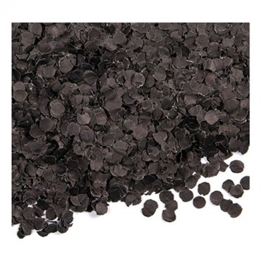 Svart papperskonfetti - 100g