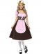 Oktoberfest Lng Klnning Maskeraddrkt, Brun - Strl S