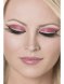 gonfransar, Svarta, med Silver Glitter, Klister medfljer