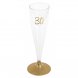 Champagneglas 30r Guld - 6st