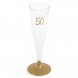 Champagneglas 50r Guld - 6st