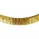 Banderoll med fransar, Guld- 34cm x 6m