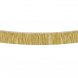 Banderoll med fransar, Guld - 20x135cm