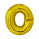 Bokstavsballong Guld O - 86cm