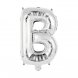 Bokstavsballong Silver B - 41cm