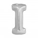 Bokstavsballong Silver I - 86cm