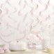 Hngande dekoration/Swirls Rose Guld - 12st