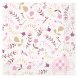 Servetter Rosa Baby Elefant - 16st, 33x33cm