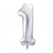 Sifferballong Silver No.1 - 86cm
