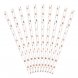 Sugrr Hjrtan Vit/Rose Guld - 19cm