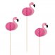Trtdekoration Flamingo - 10st