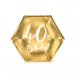 Assiett Guld, 40 r - 6st, 20cm