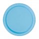 Pappersassiett Pastellbl - 8st, 17cm