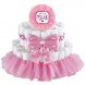 Bljtrta Kit Deluxe, Flicka - 1 botten 34cm, 3st rosa dekorationer