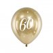 Ballonger 60 r, Guld - 6st, 30cm