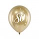 Ballonger 80 r, Guld - 6st, 30cm