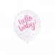 Ballonger, Rosa Hello baby - 5st