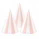 Partyhatt Rosa Pastell - 6st