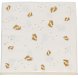 Servetter Babyftter, Guld/Vit - 16st, 33x33cm