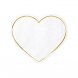 Servetter Hj�rtformade - 14x12cm, 20st
