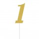 Trtdekoration Nr. 1, Guld Glitter