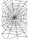 Spindelnt med Spindel Svart 1,5m, Halloween