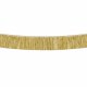 Banderoll med fransar, Guld - 20x135cm