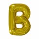 Bokstavsballong Guld B - 86cm