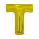Bokstavsballong Guld T - 86cm