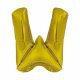 Bokstavsballong Guld W - 86cm