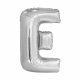 Bokstavsballong Silver E - 86cm