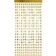 Drrdraperi Stjrnor Guld - 2x1m