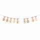 Girlang Bride to be Rosa/Guld - 2,5m