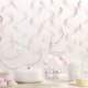 Hngande dekoration/Swirls Rose Guld - 12st