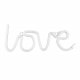Neon vit LED \"LOVE\" - 34,5x13cm