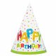 Partyhattar HBD Mixade frger - 8st