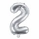 Sifferballong Silver No.2 - 35cm
