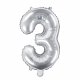 Sifferballong Silver No.3 - 35cm